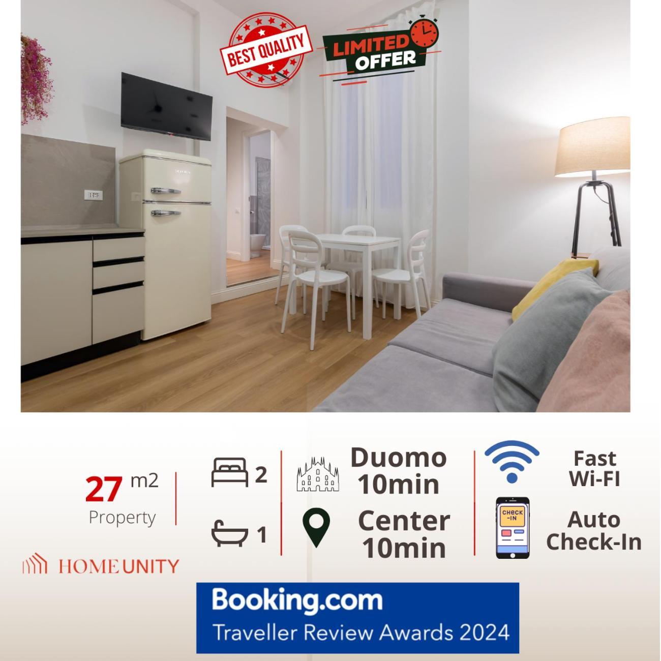 Nuovo Intimo Apt A 10Min Dal Duomo - Homeunity Milano Eksteriør billede